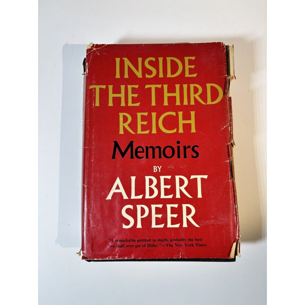 Inside the Third Reich: Memoirs by Albert Speer (1970) HC/DJ 1st Eng ed 1st pr